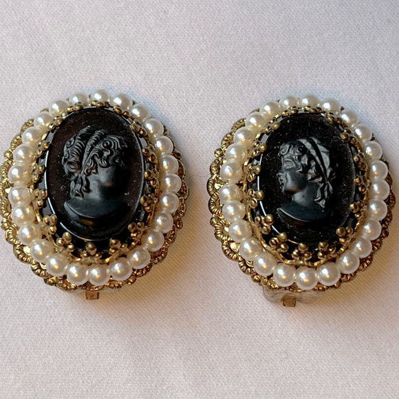 West Germany Jewelry - Vintage West Germany Clip Earrings